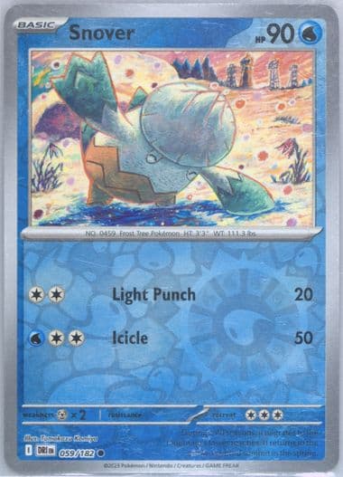 Snover (059) 2025 Pokemon Dri EN-Destined Rivals