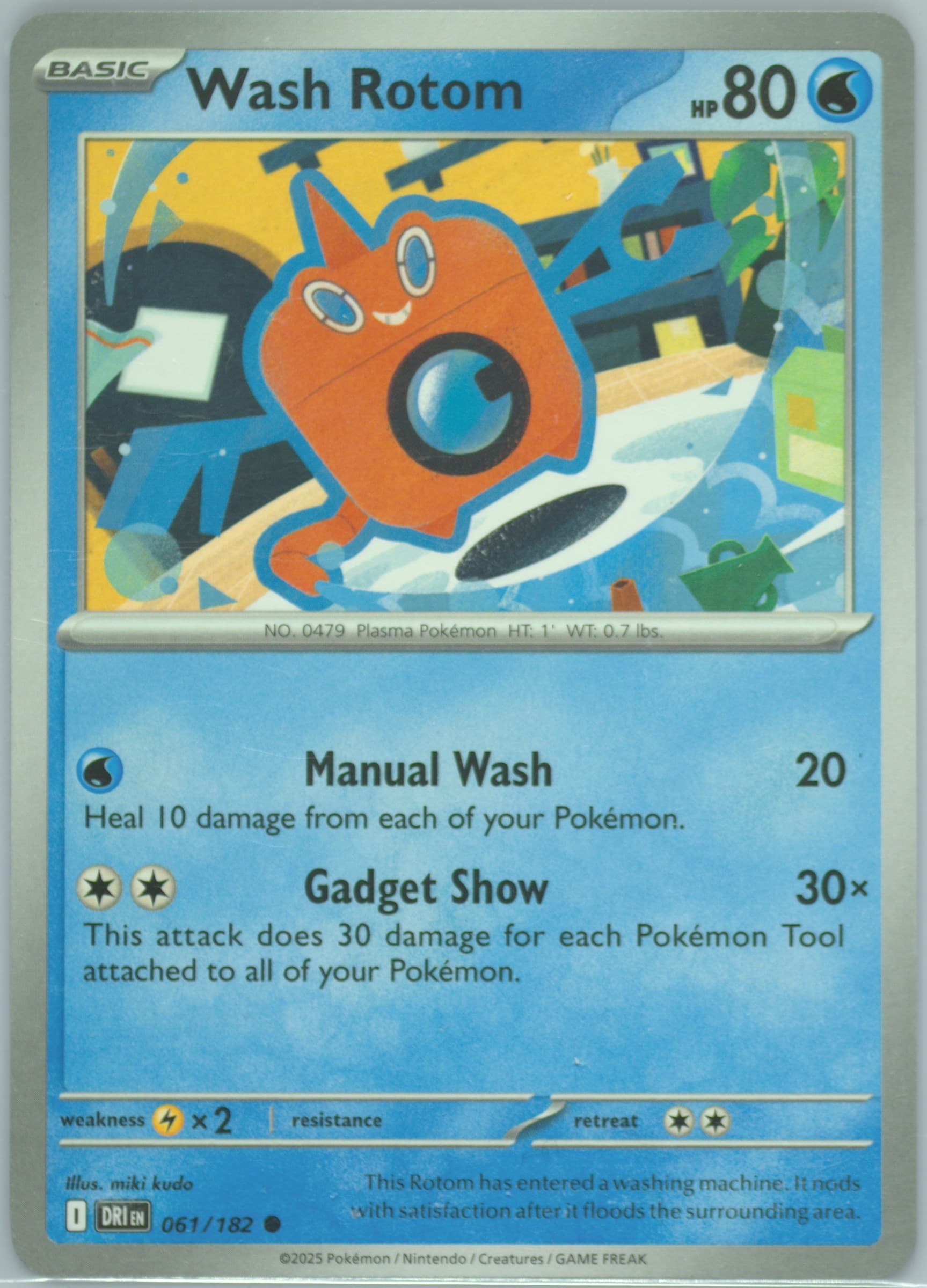 Wash Rotom (061) 2025 Pokemon Dri EN-Destined Rivals