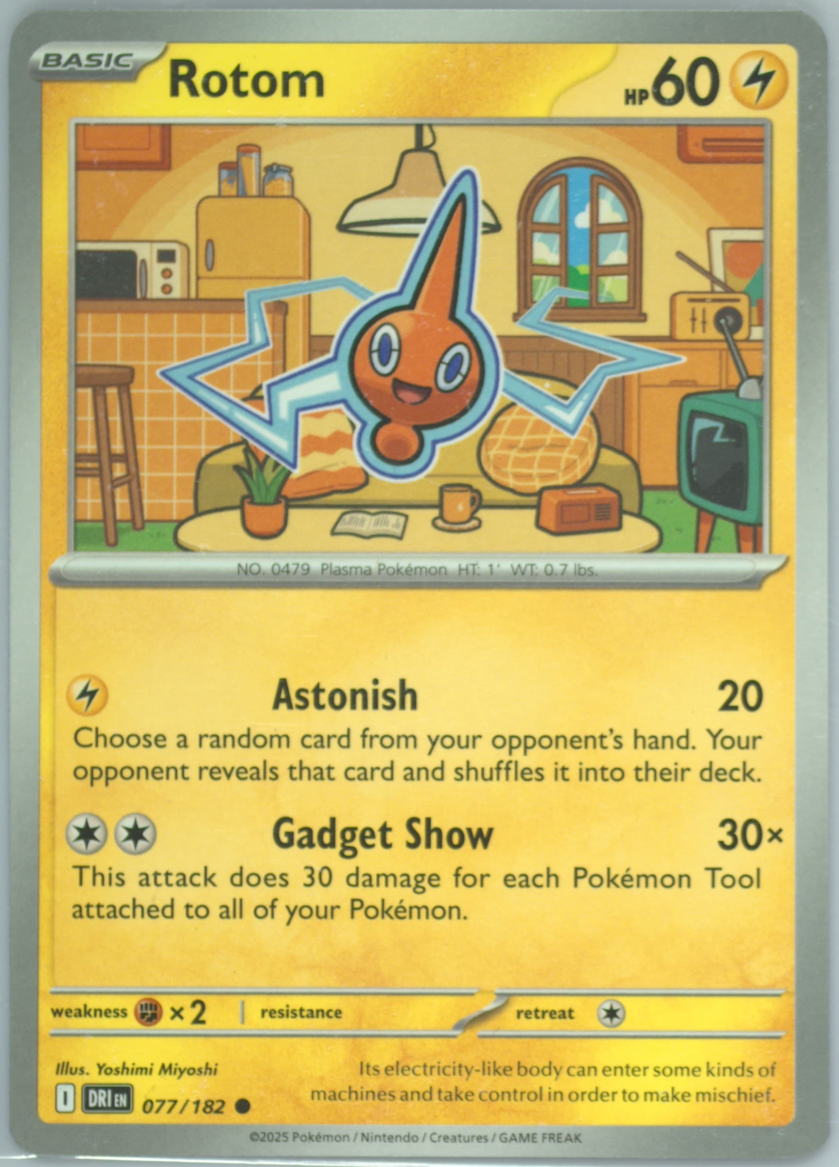 Rotom (077) 2025 Pokemon Dri EN-Destined Rivals