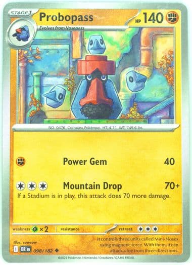 Probopass (098) 2025 Pokemon Dri EN-Destined Rivals