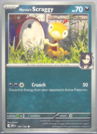 Marnie's Scraggy (132) 2025 Pokemon Dri EN-Destined Rivals
