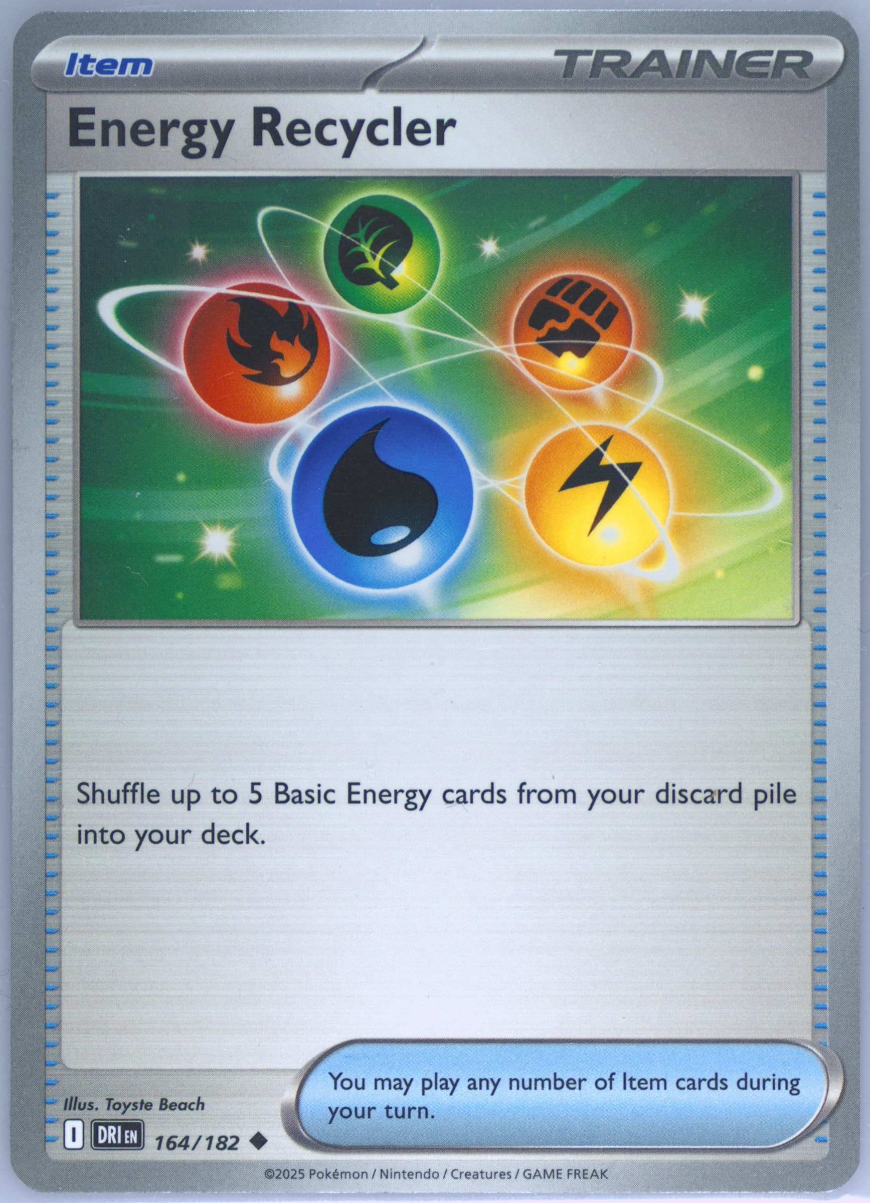 Energy Recycler (164) 2025 Pokemon Dri EN-Destined Rivals