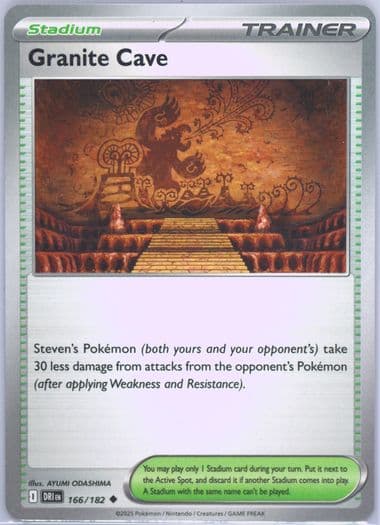 Granite Cave (166) 2025 Pokemon Dri EN-Destined Rivals