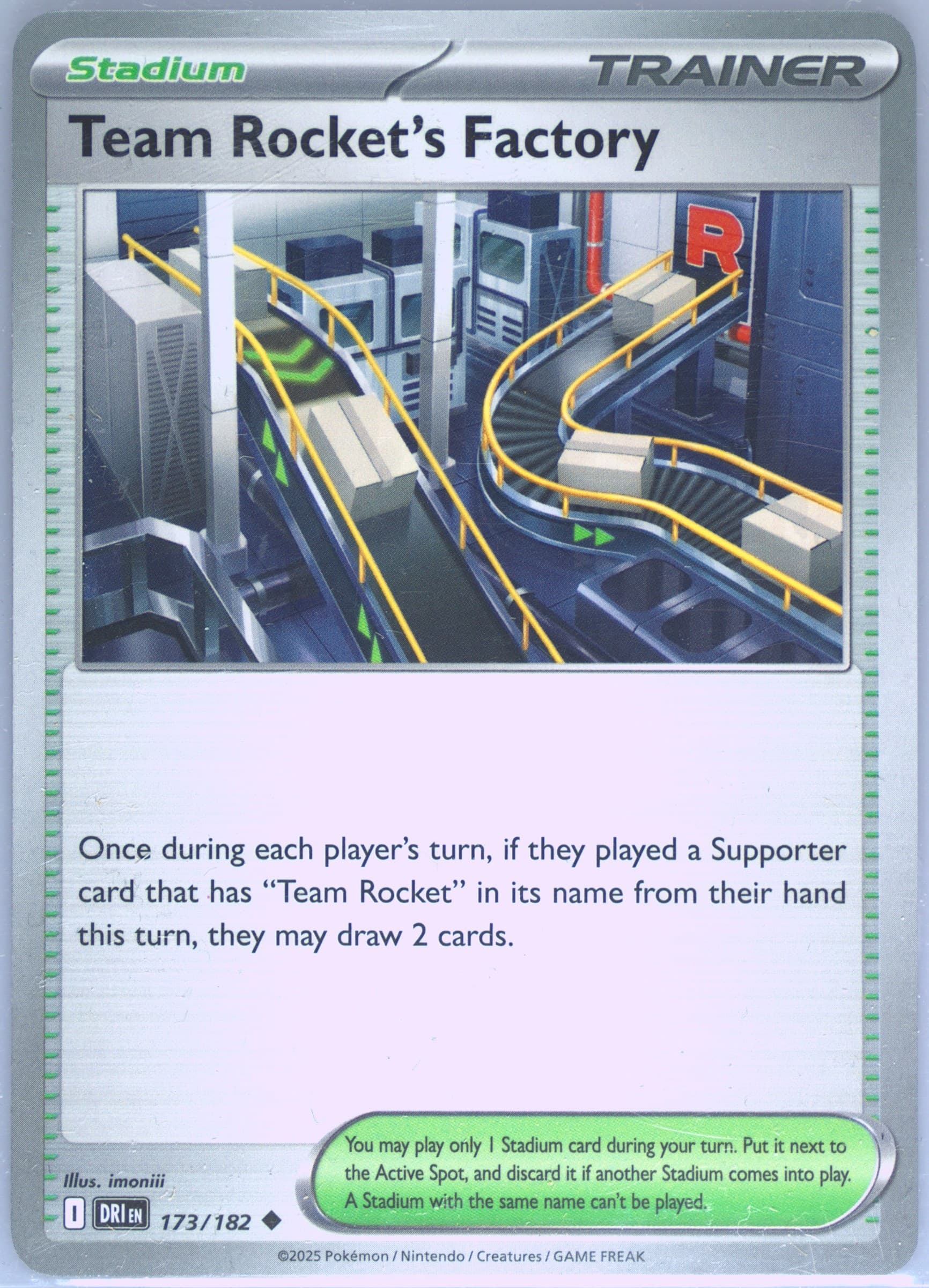 Team Rocket's Factory (173) 2025 Pokemon Dri EN-Destined Rivals
