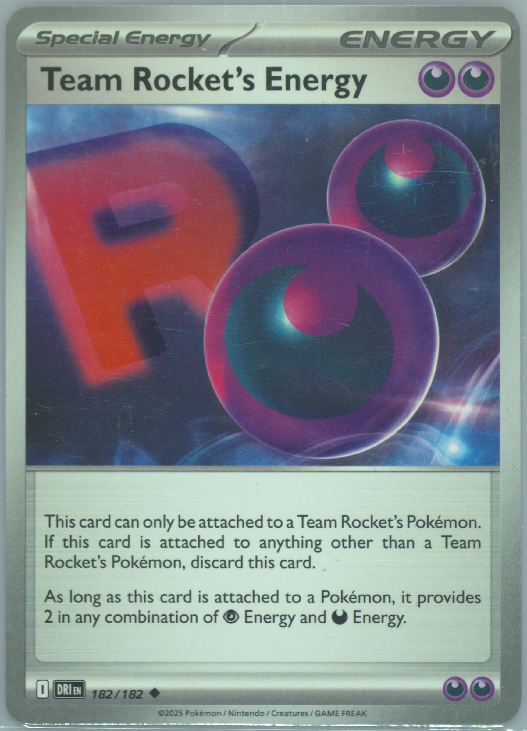 Team Rocket's Energy (182) 2025 Pokemon Dri EN-Destined Rivals