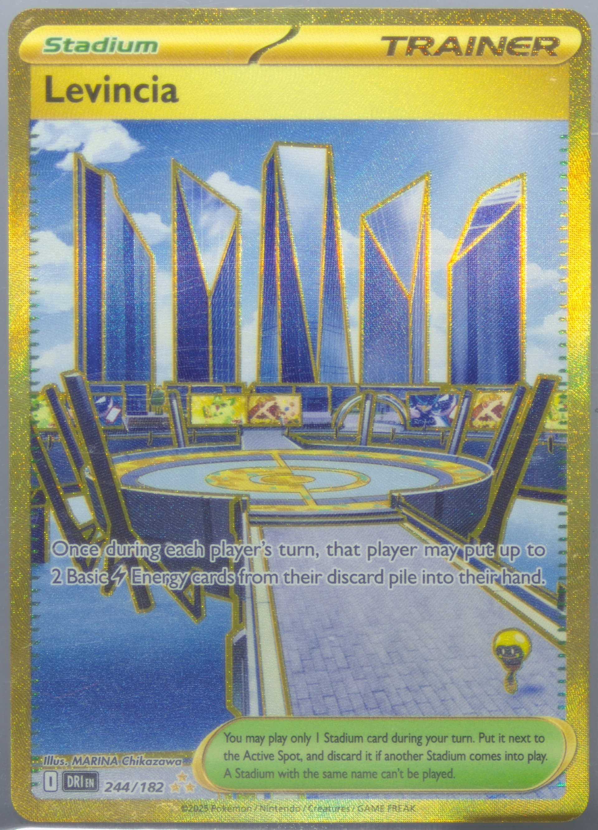 Levincia Hyper Rare (244) 2025 Pokemon Dri EN-Destined Rivals