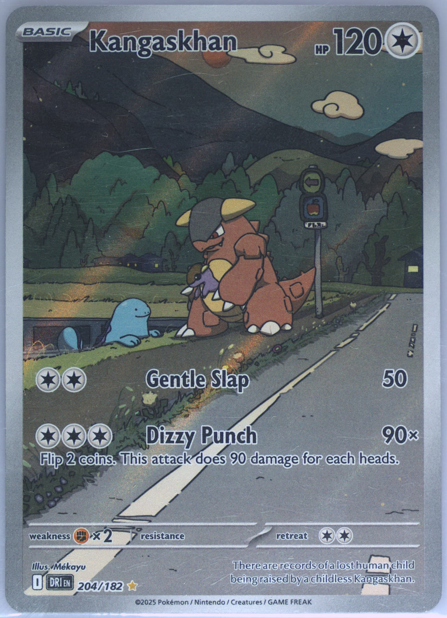 Kangaskhan Illustration Rare (204) 2025 Pokemon German Dri de-Destined Rivals