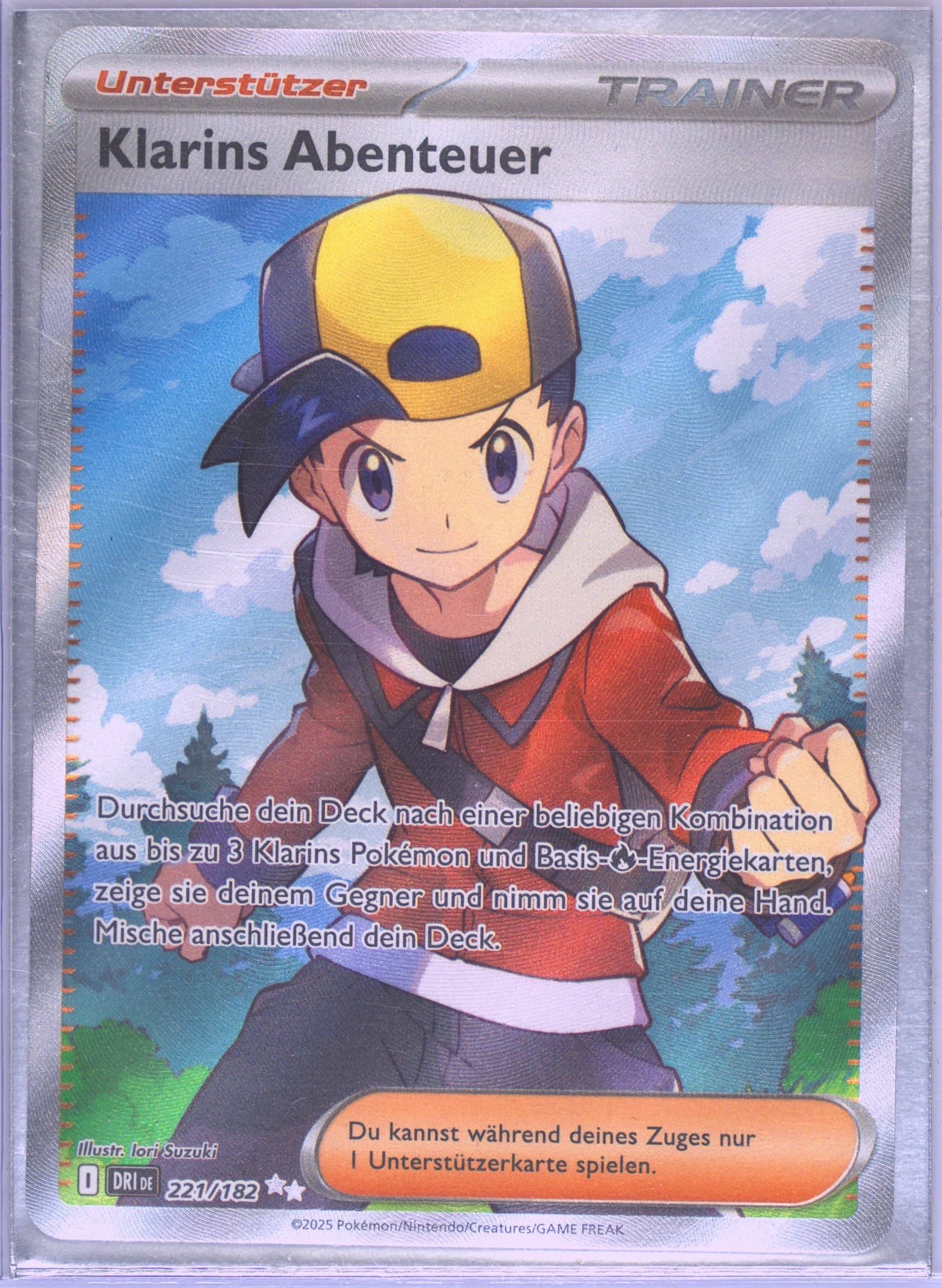 Ethan's Adventure Ultra Rare (221) 2025 Pokemon German Dri de-Destined Rivals