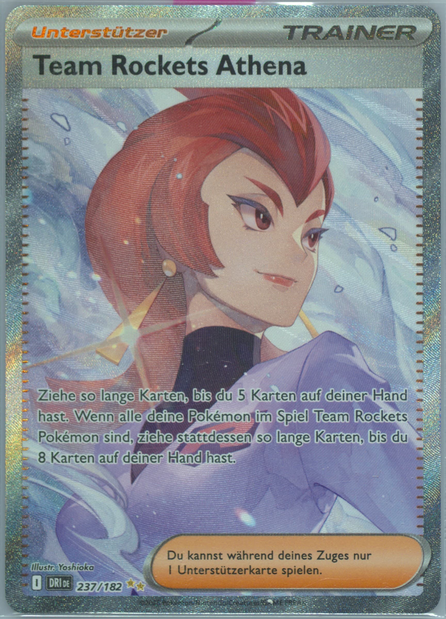 Team Rocket's Ariana Special Illustration Rare (237) 2025 Pokemon German Dri de-Destined Rivals