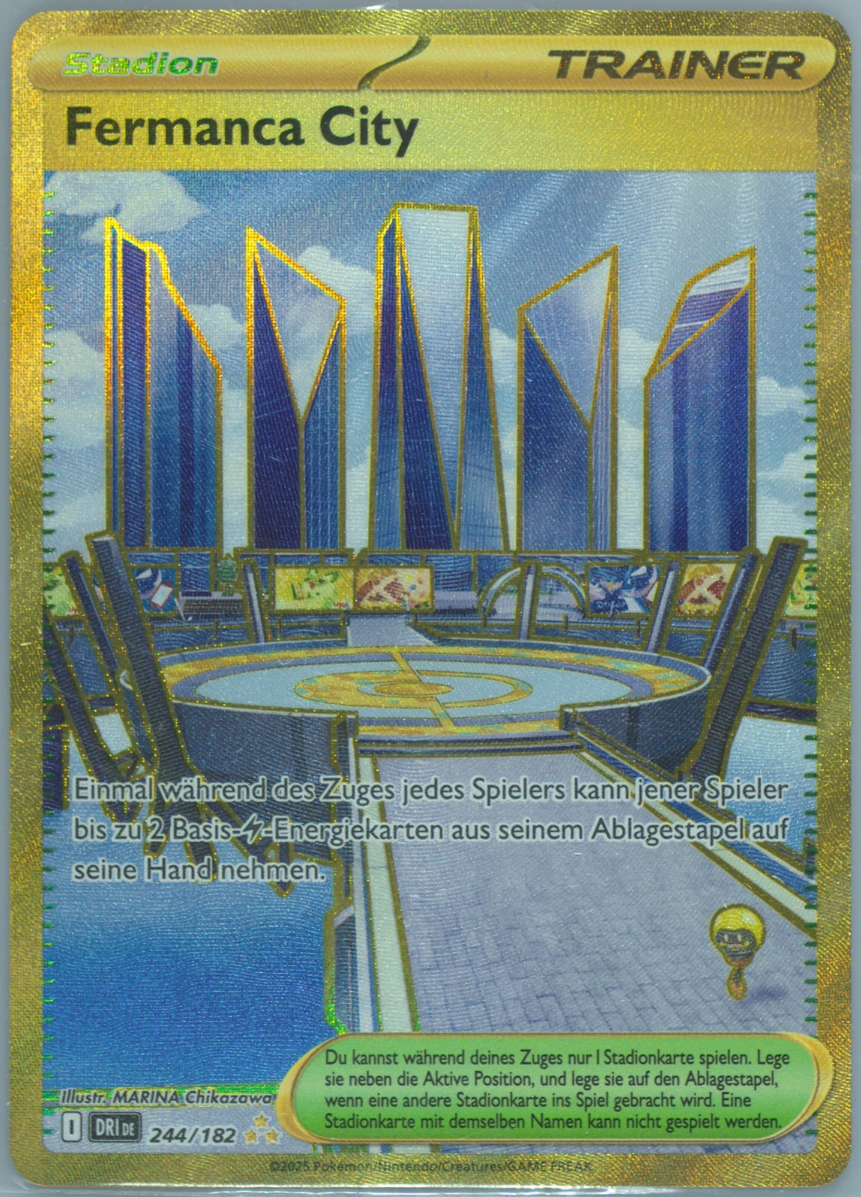 Levincia Hyper Rare (244) 2025 Pokemon German Dri de-Destined Rivals