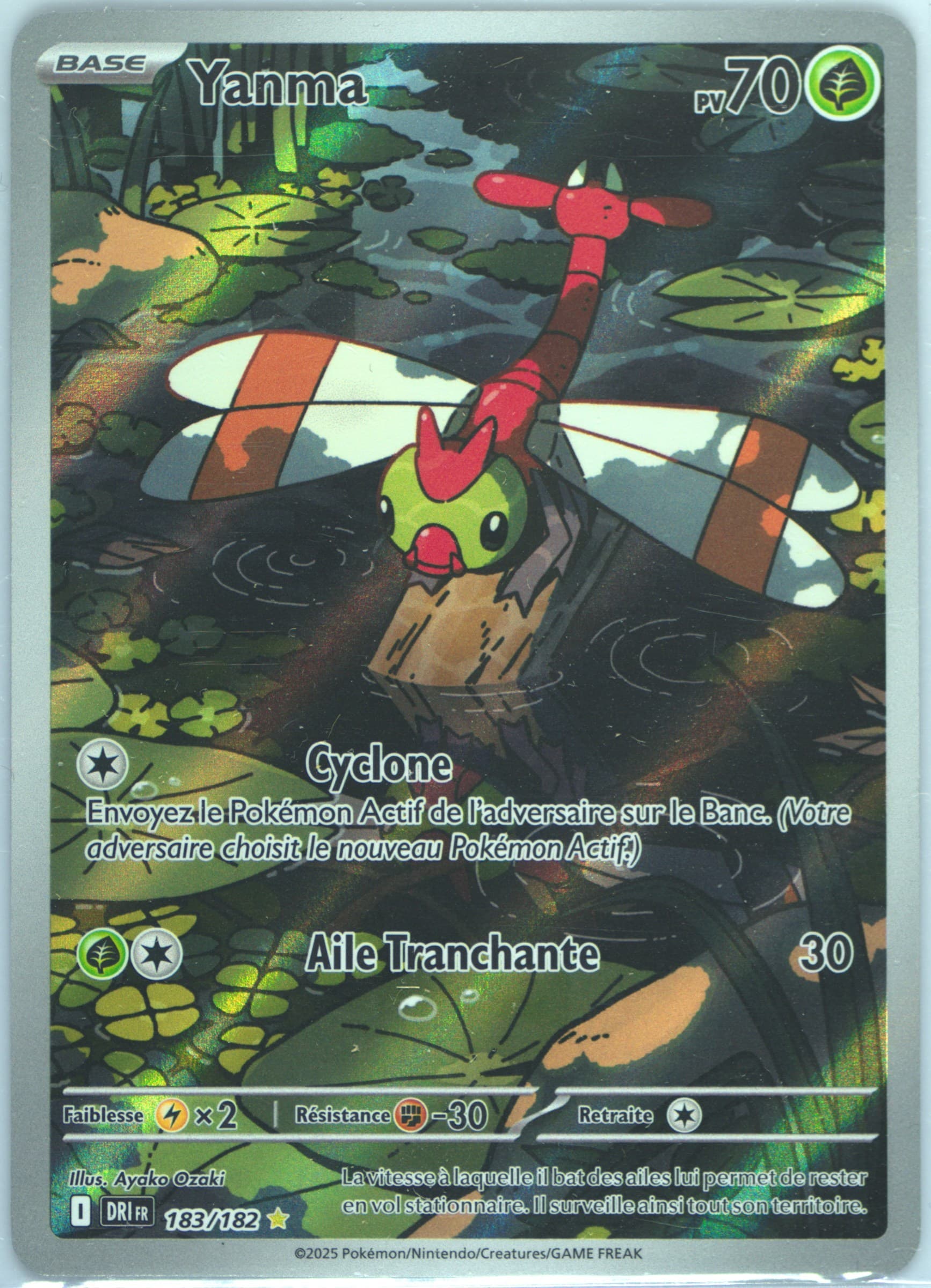Yanma Illustration Rare (183) 2025 Pokemon French Dri FR-Destined Rivals