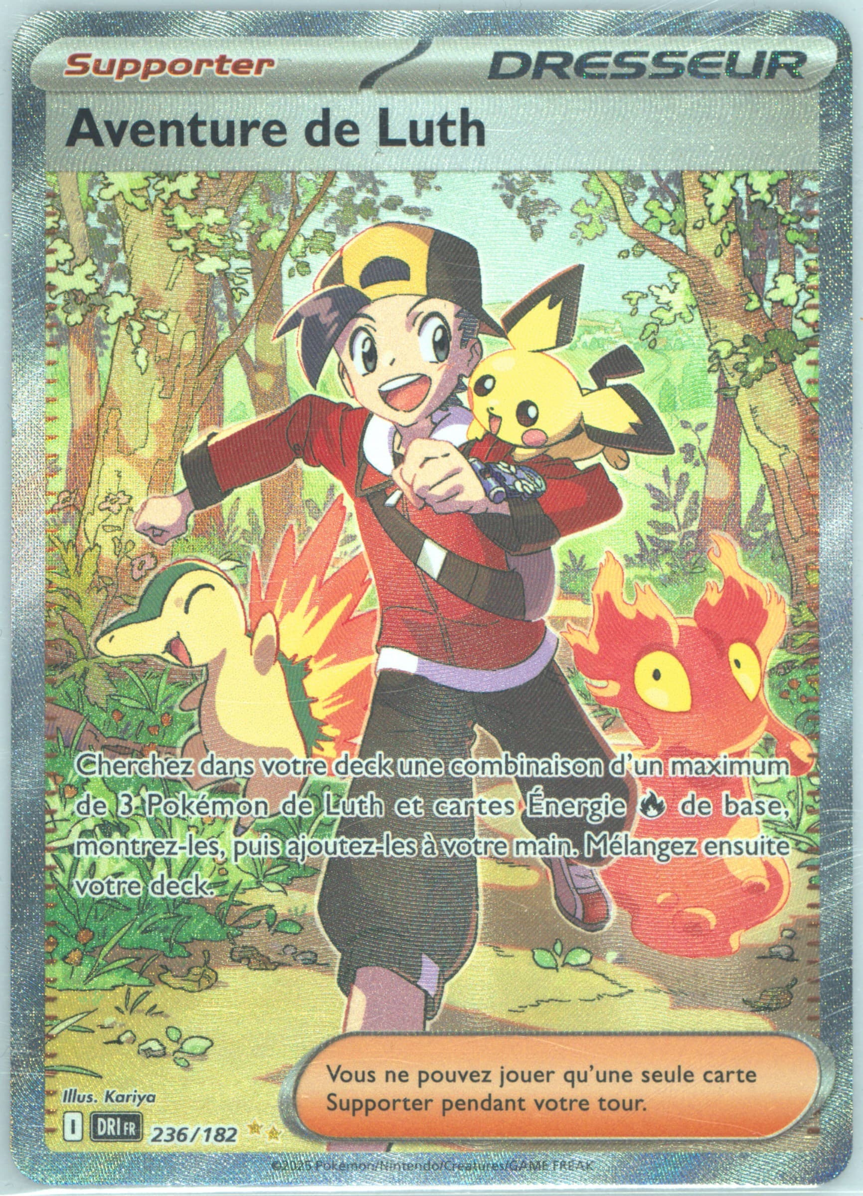 Ethan's Adventure Special Illustration Rare (236) 2025 Pokemon French Dri FR-Destined Rivals