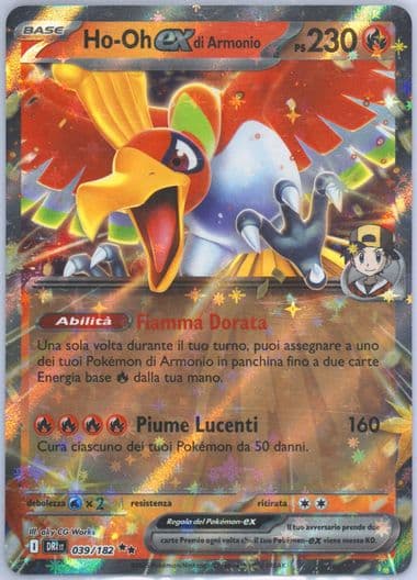 Ethan's HO-Oh EX (039) 2025 Pokemon Italian Dri It-Destined Rivals