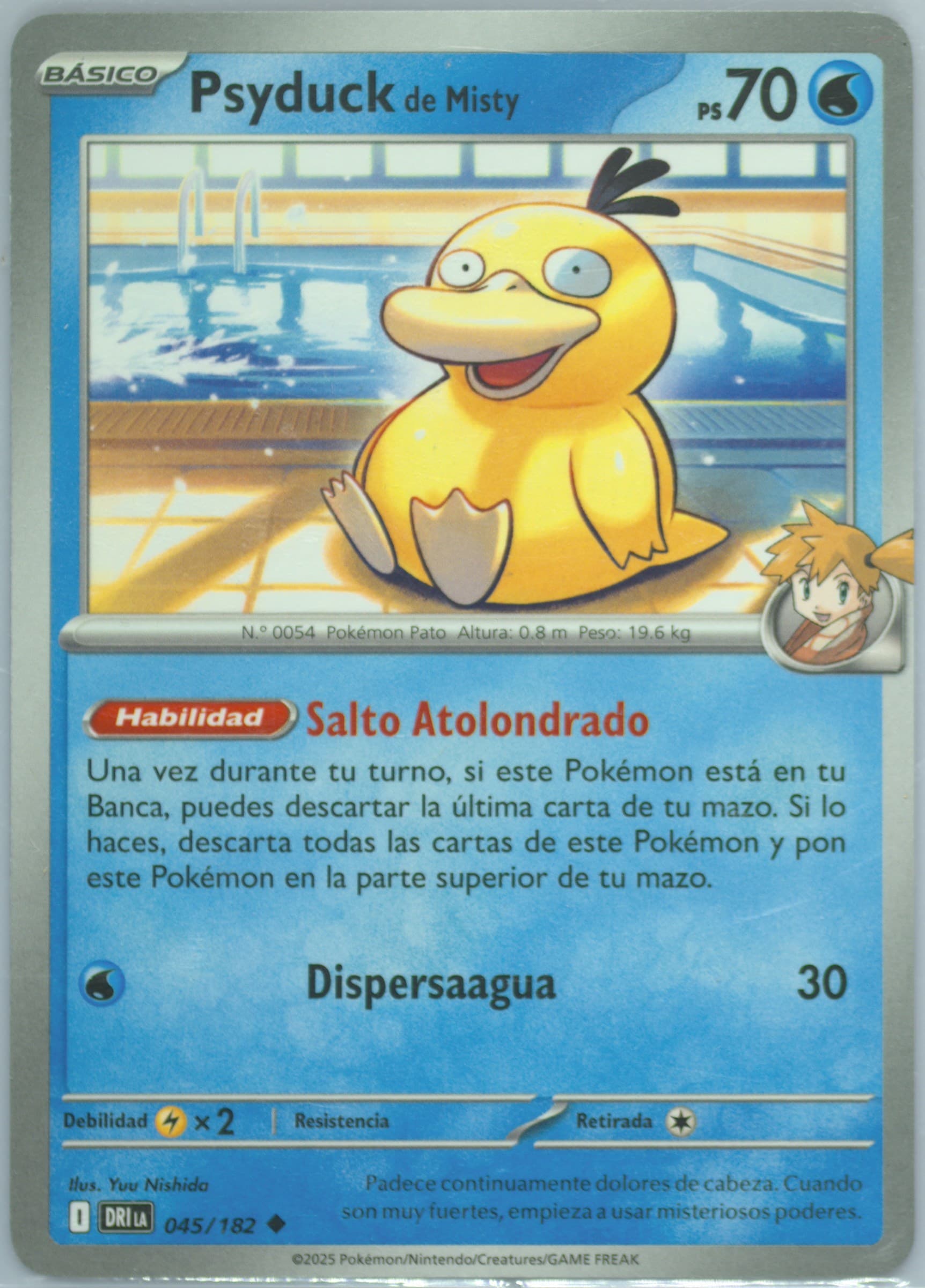 Misty's Psyduck (045) 2025 Pokemon Latin American Dri La-Destined Rivals