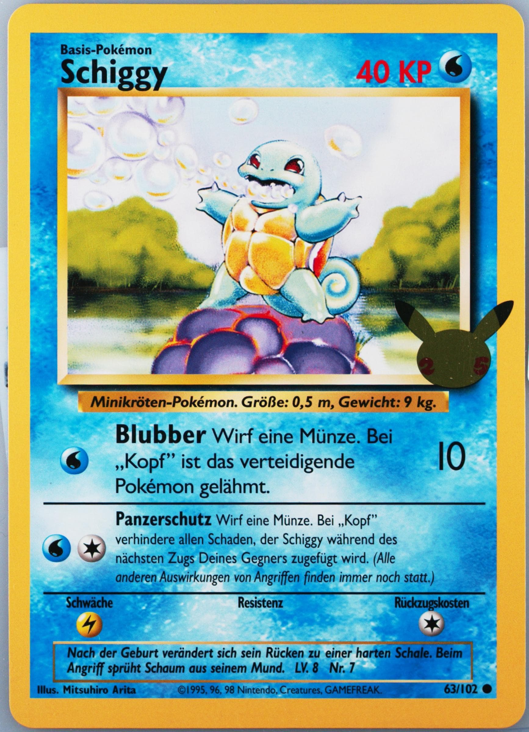 Schiggy German (63) 2021 Pokemon First Partner Jumbos