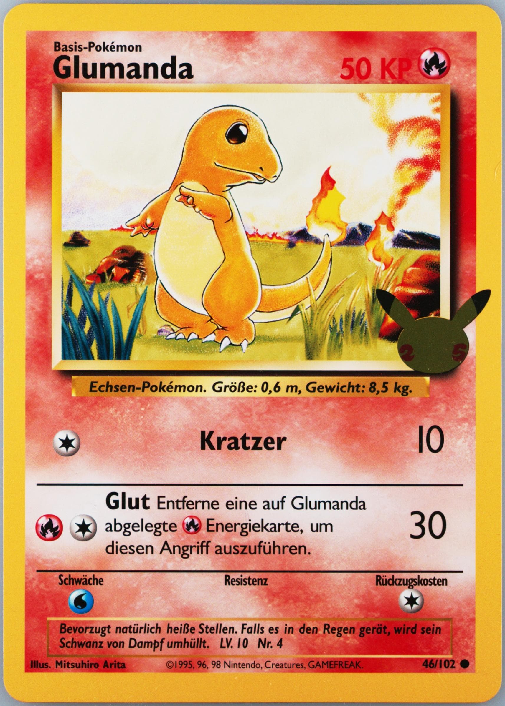 Glumanda German (46) 2021 Pokemon First Partner Jumbos