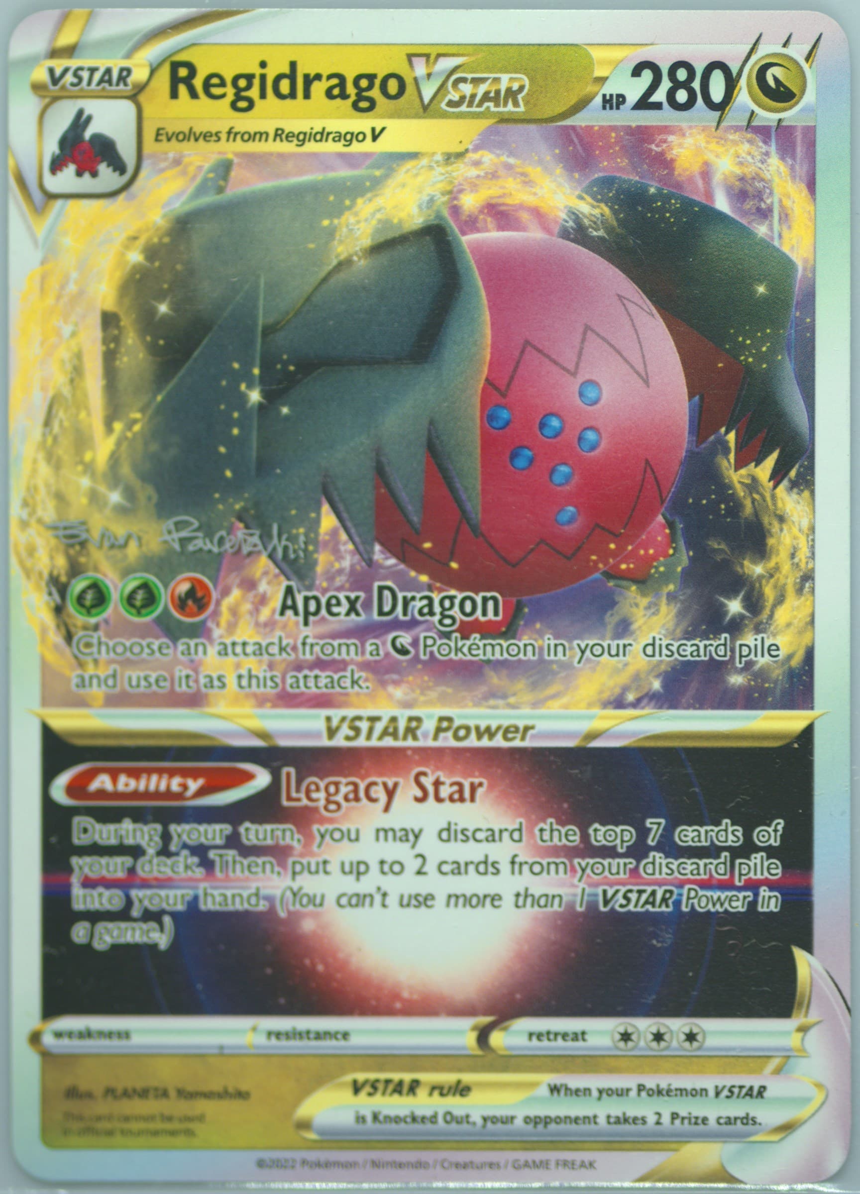 Regidrago Vstar 2025 Pokemon 2024 World Championship Deck: Regidrago Vstar