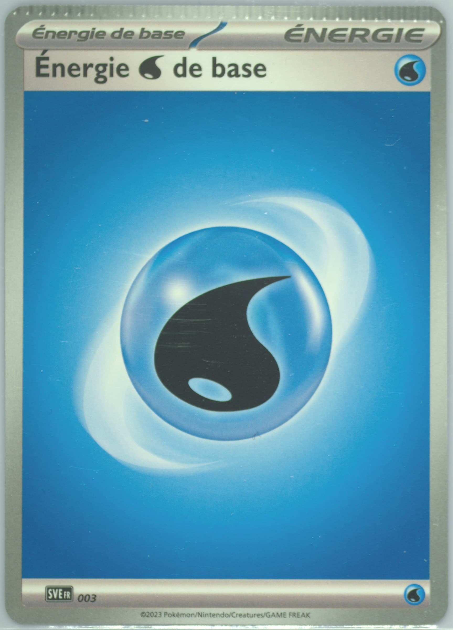 Basic Water Energy (003) 2023 Pokemon French Sve FR-Basic Energies