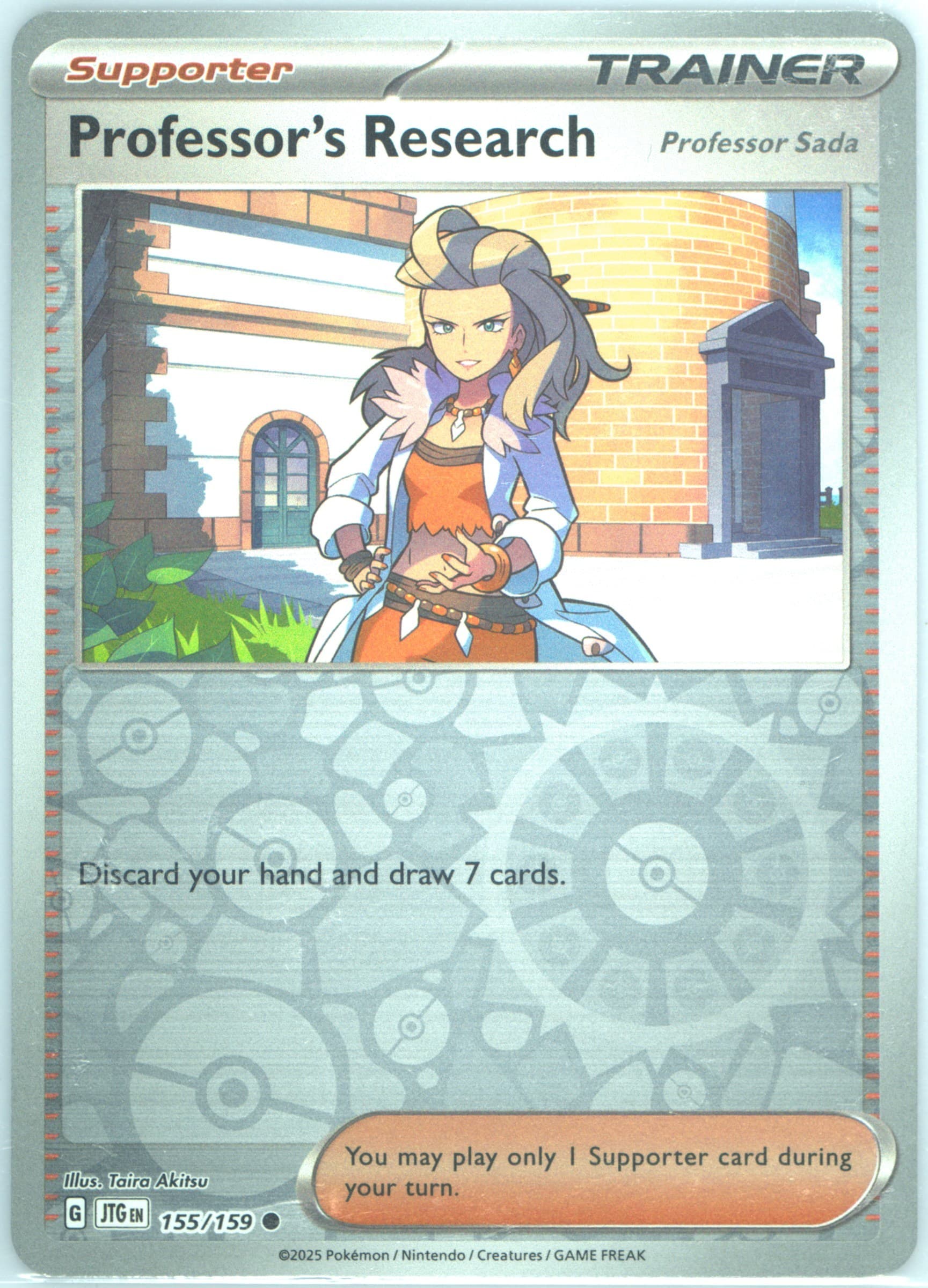 Professor's Research Reverse Holo (155) 2025 Pokemon Jtg EN-Journey Together