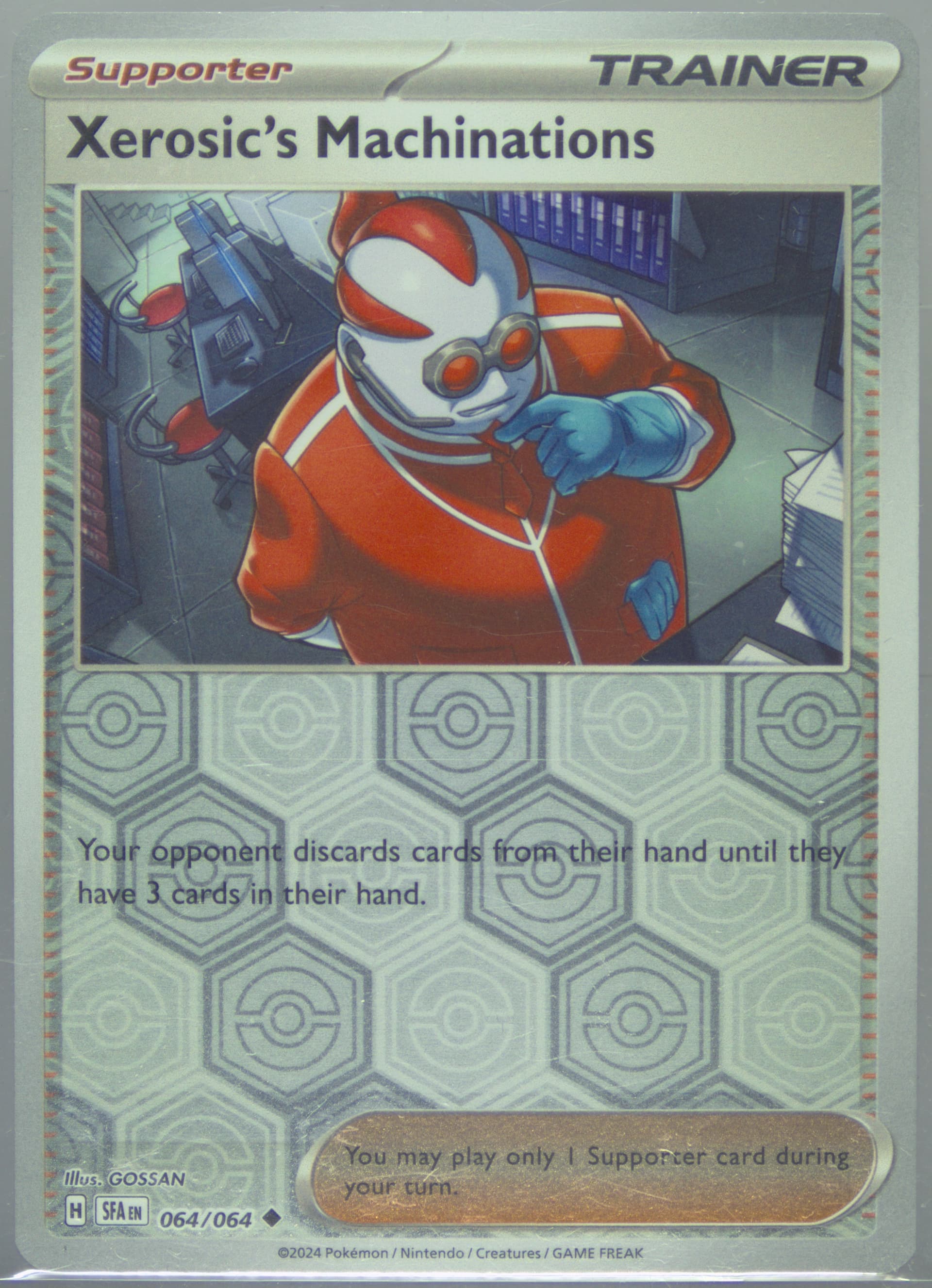 Xerosic's Machinations Reverse Holo (064) 2024 Pokemon Sfa EN-Shrouded Fable