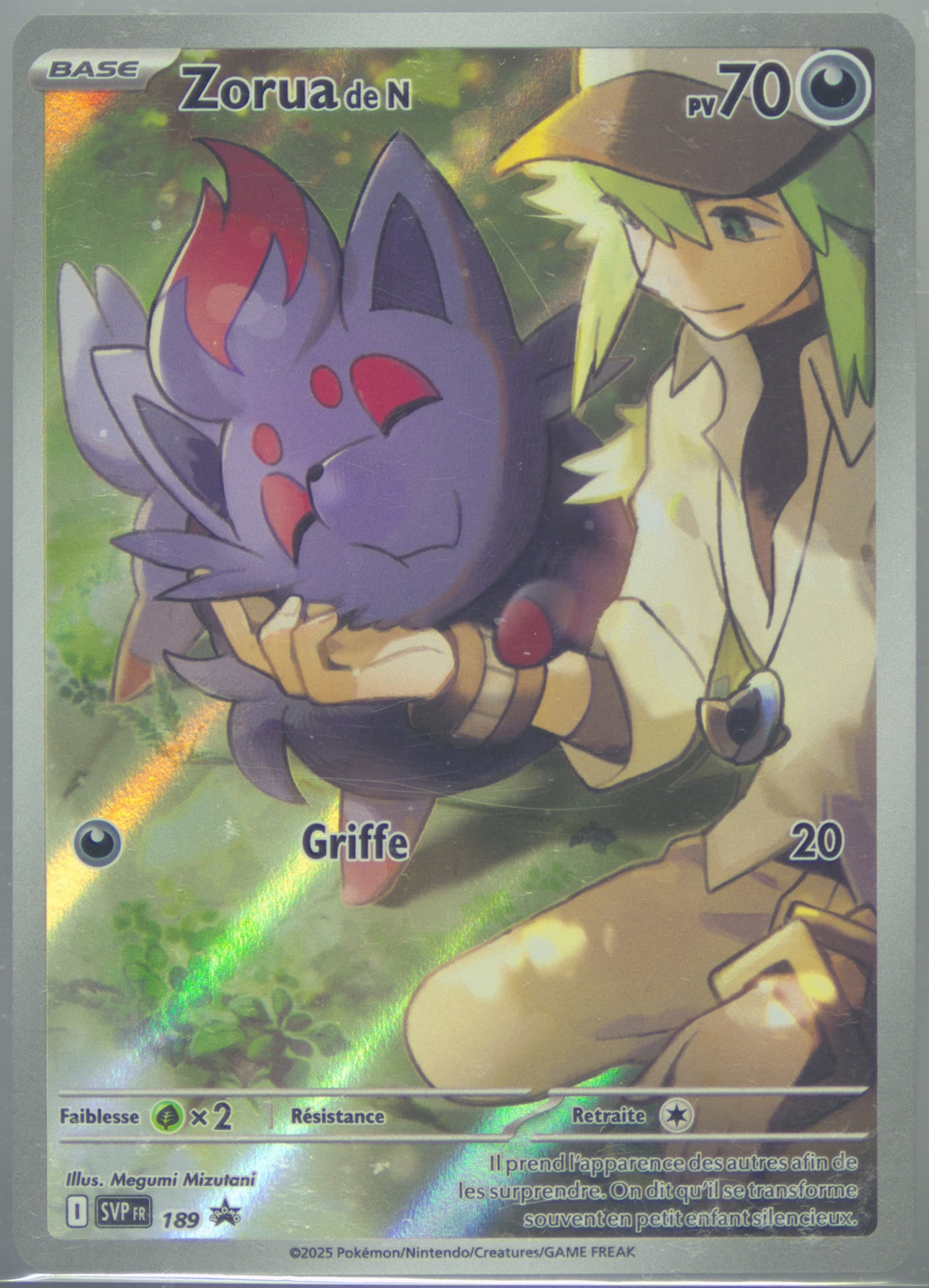 N's Zorua Journey Together Elite Trainer Box (189) 2025 Pokemon French Svp FR-SV Black Star Promo