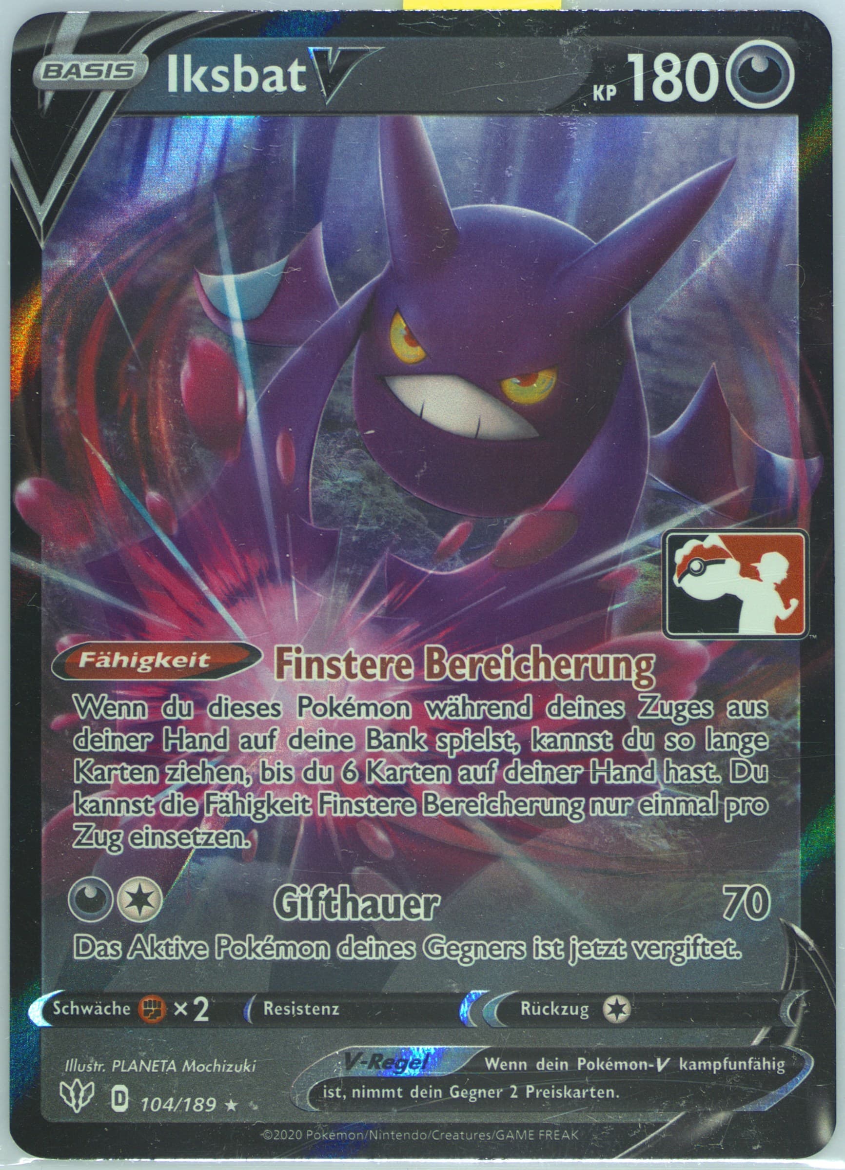Iksbat V German (104) 2022 Pokemon Play! Pokemon Prize Pack: Series 1