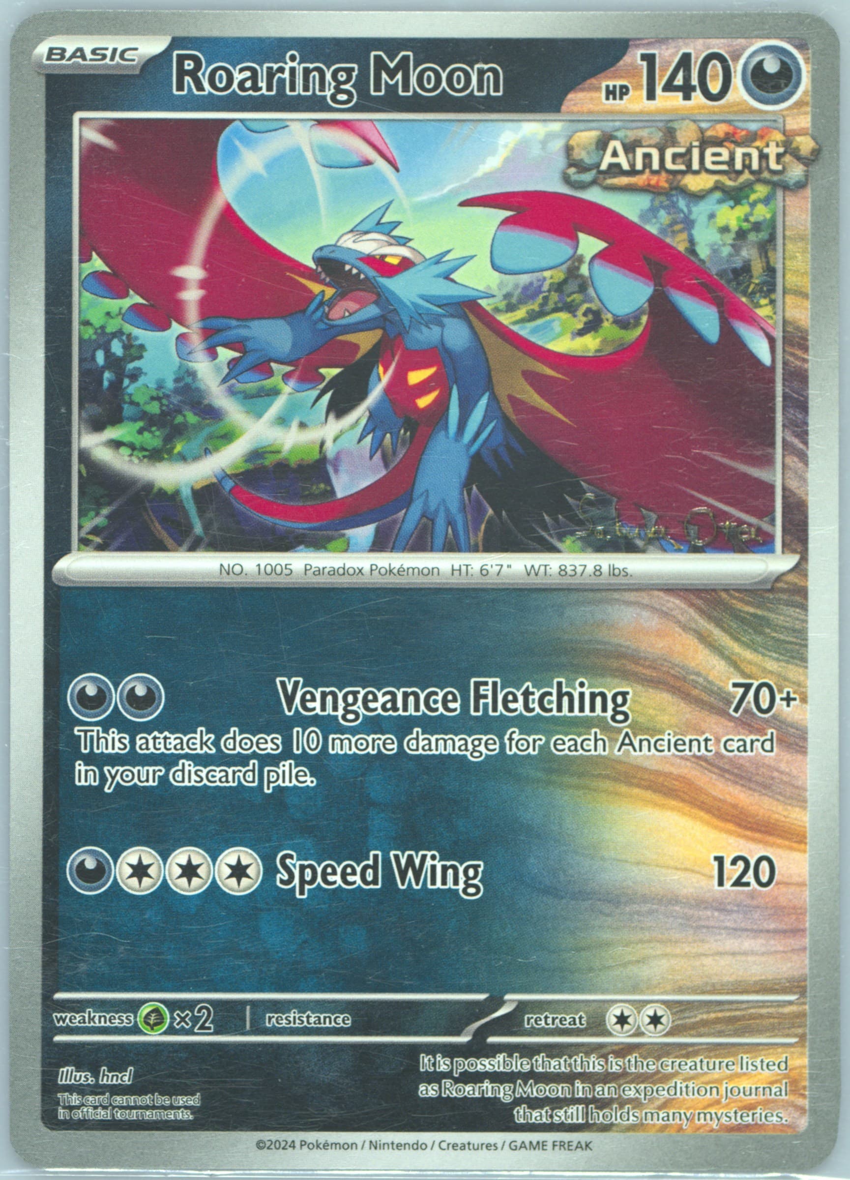 Roaring Moon 2025 Pokemon 2024 World Championship Deck: Ancient Toolbox