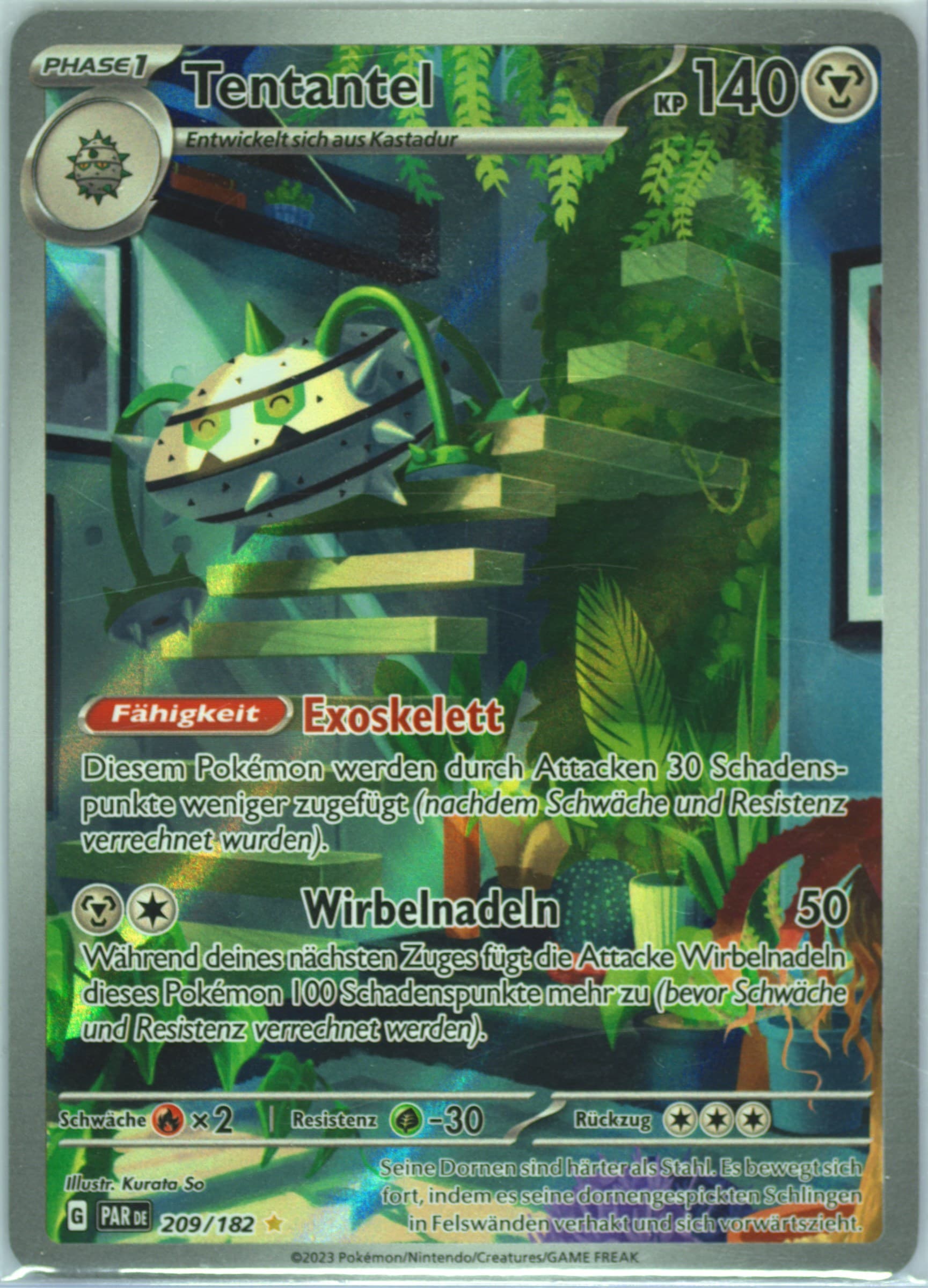 Ferrothorn Illustration Rare (209) 2023 Pokemon German Par de-Paradox Rift