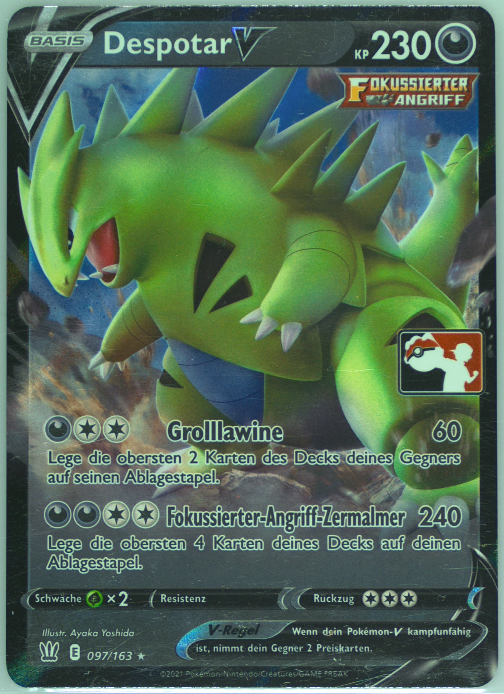Despotar V German (097) 2022 Pokemon Play! Pokemon Prize Pack: Series 1