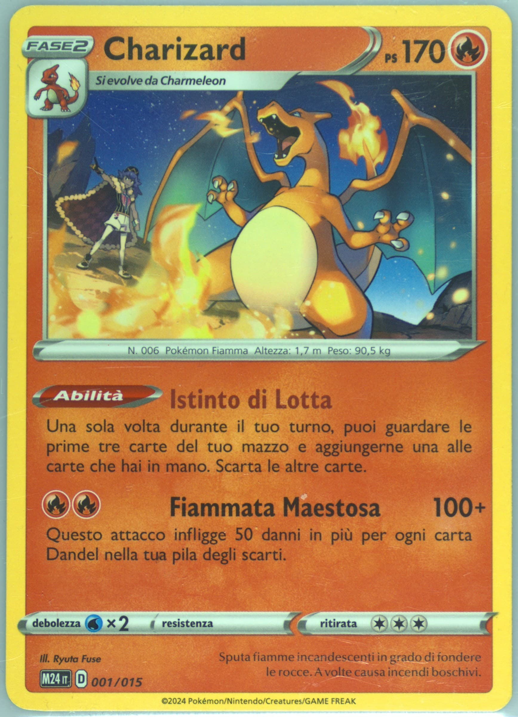 Charizard (001) 2025 Pokemon M24 It-Mcdonald's Collection