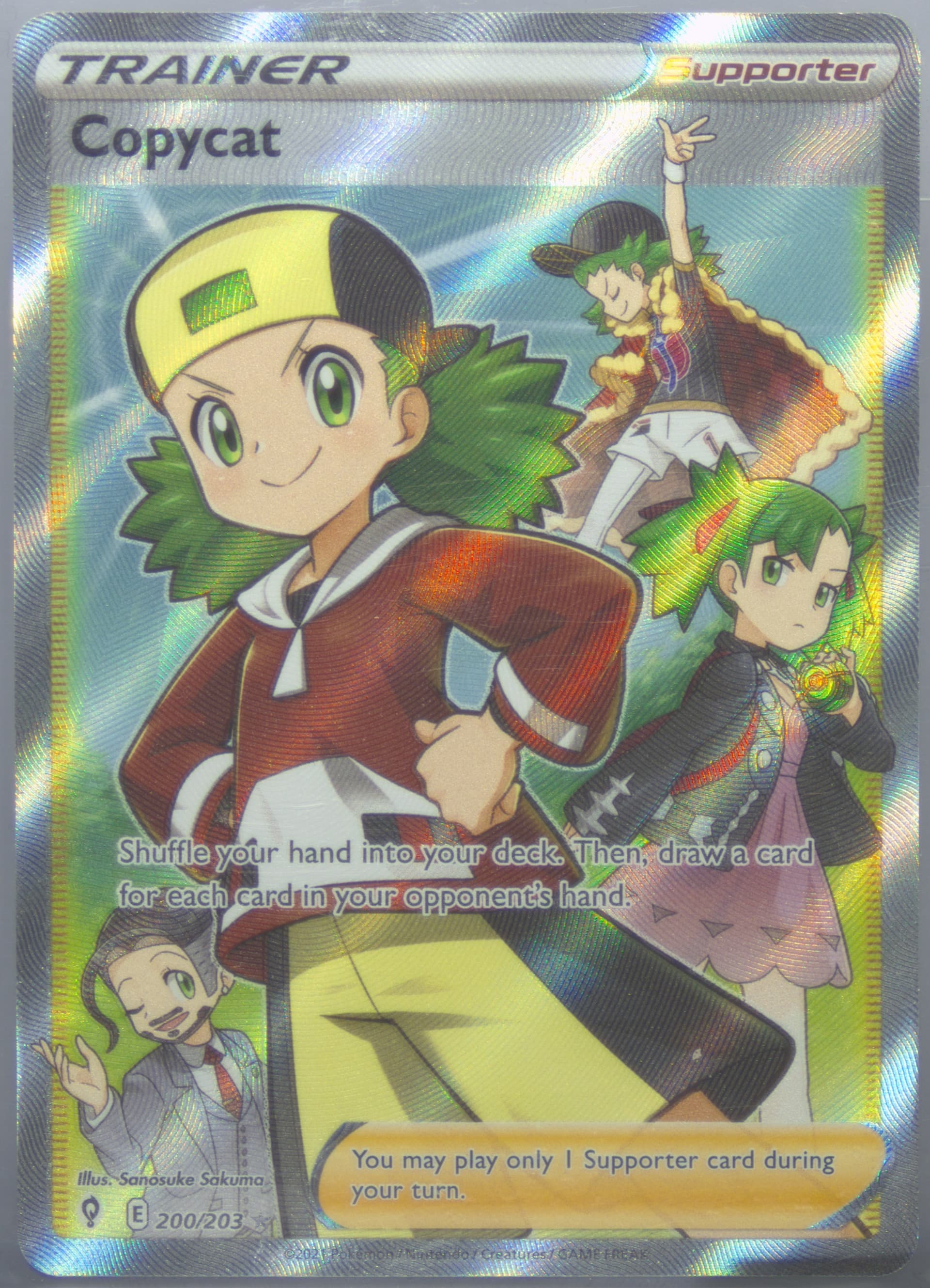 Full Art/Copycat Inverted Back (200) 2021 Pokemon Sword & Shield Evolving Skies