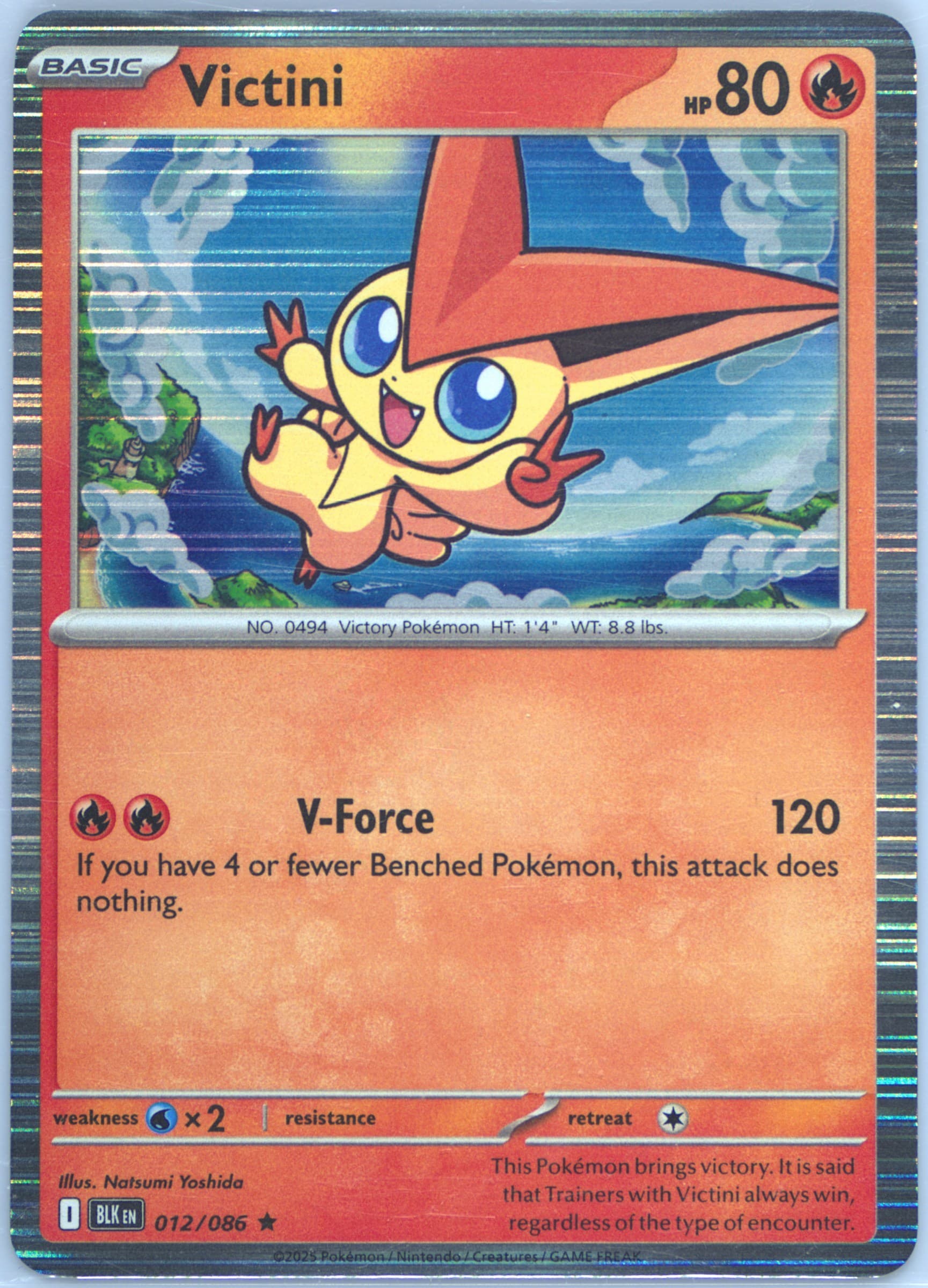 Victini (012) 2025 Pokemon Blk EN-Black Bolt