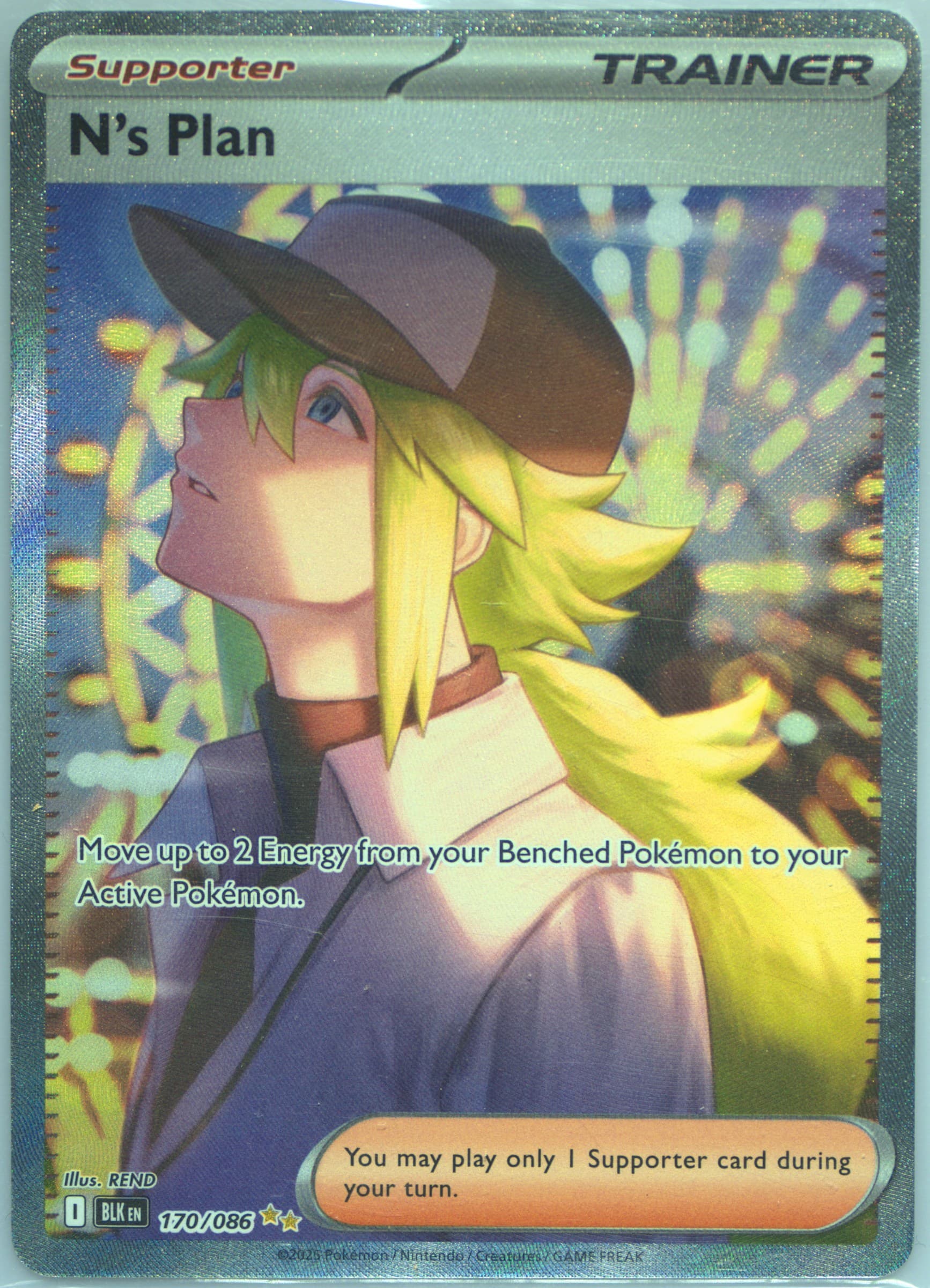 N's Plan Special Illustration Rare (170) 2025 Pokemon Blk EN-Black Bolt