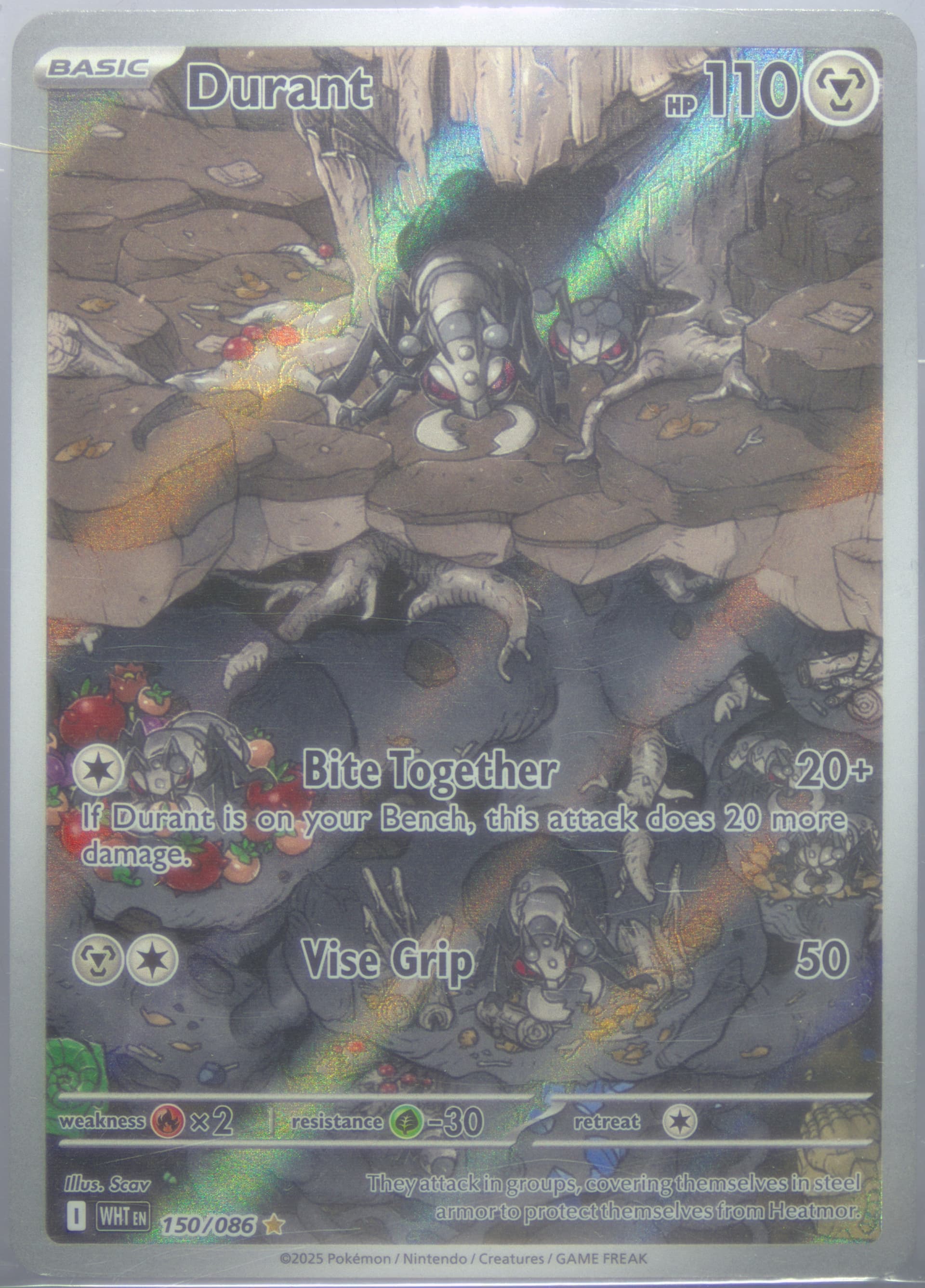 Durant Illustration Rare (150) 2025 Pokemon Wht EN-White Flare