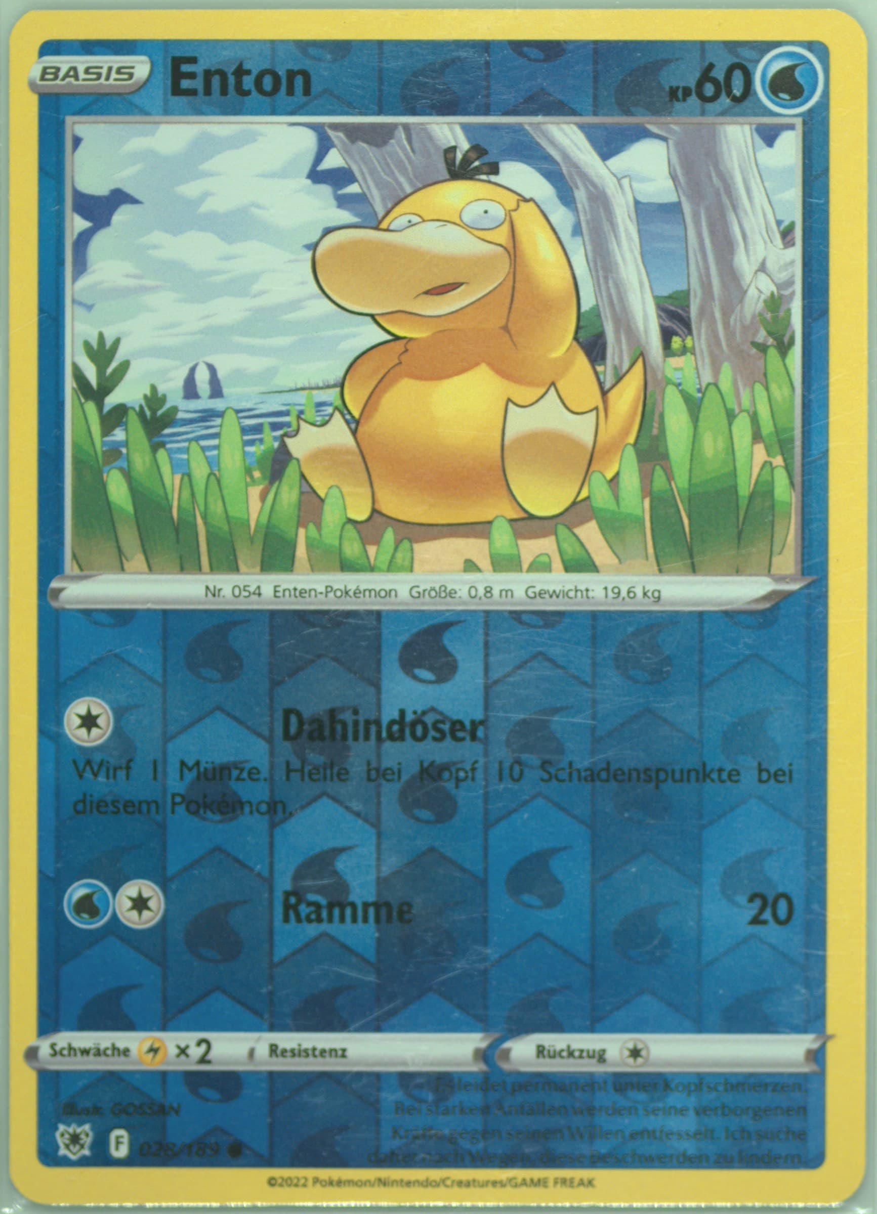 Enton-Reverse Foil German (028) 2022 Pokemon Sword & Shield Astral Radiance