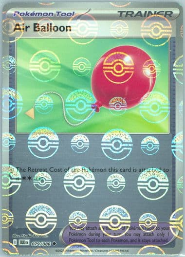 Air Balloon Poke Ball Reverse Holo (079) 2025 Pokemon Blk EN-Black Bolt