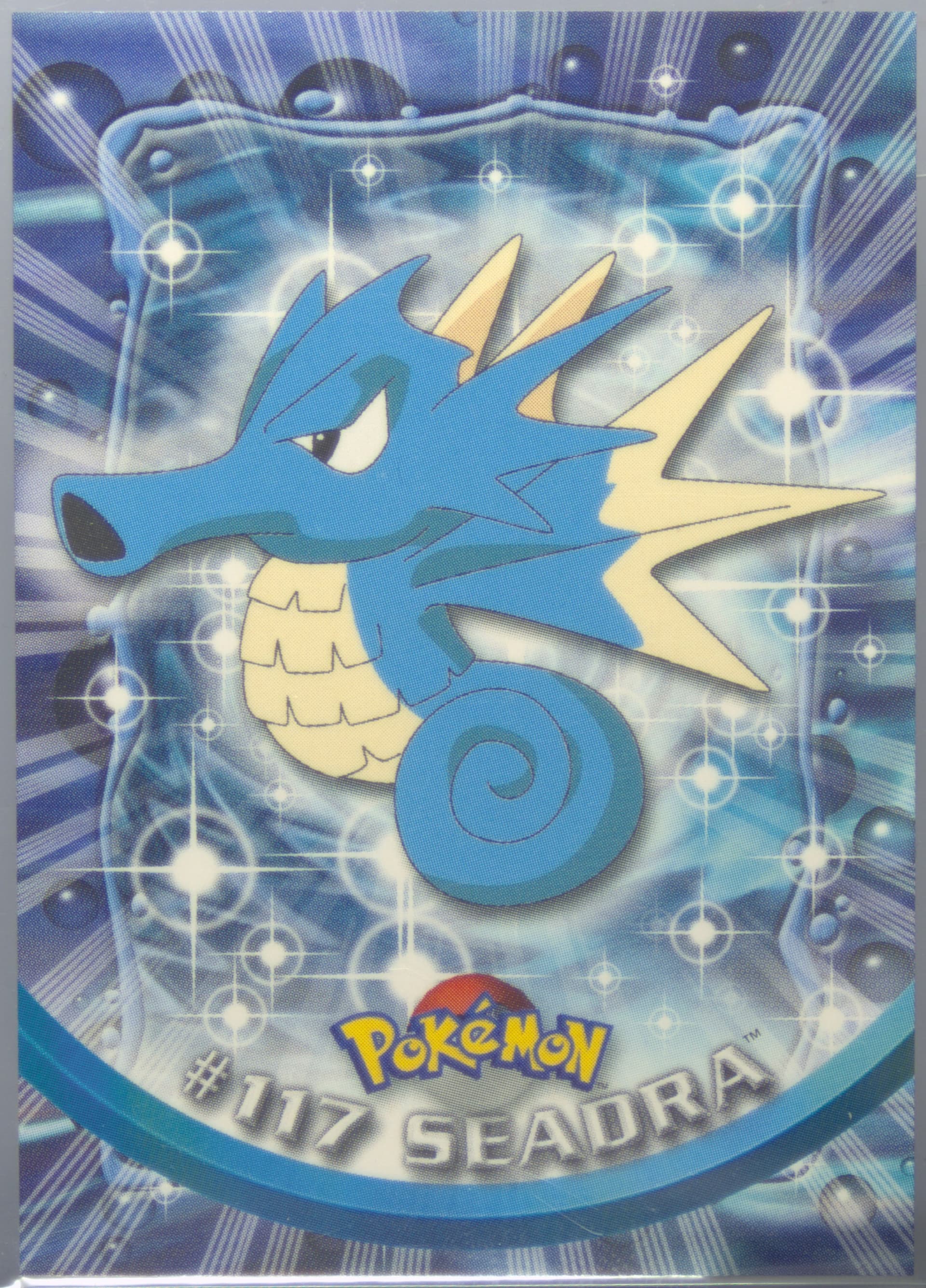 Seadra Italian (117) 2000 Topps Pokemon TV Animation Series 2