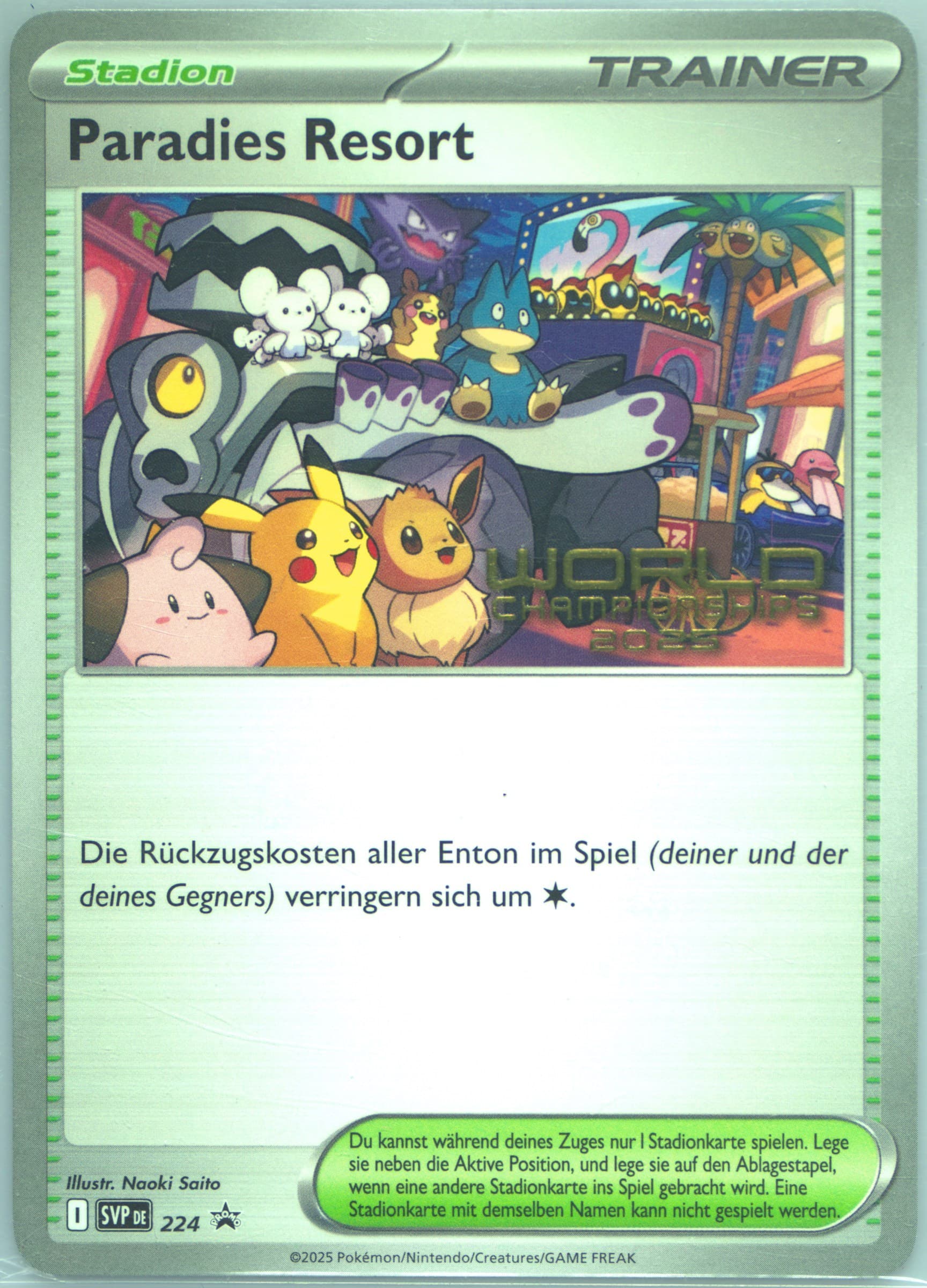 Paradise Resort World Championships 2025 (224) 2025 Pokemon German Svp de-SV Black Star Promo