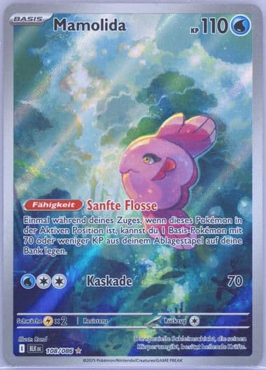 Alomomola Illustration Rare (108) 2025 Pokemon German Blk de-Black Bolt