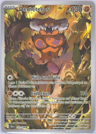 Landorus Illustration Rare (131) 2025 Pokemon German Blk de-Black Bolt