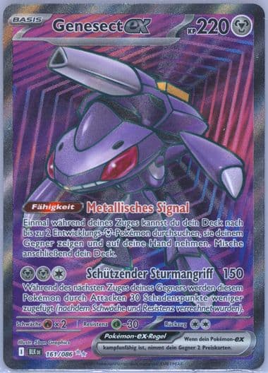 Genesect EX Ultra Rare (161) 2025 Pokemon German Blk de-Black Bolt