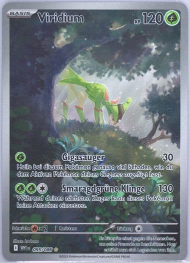 Virizion Illustration Rare (095) 2025 Pokemon German Wht de-White Flare