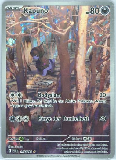 Deino Illustration Rare (146) 2025 Pokemon German Wht de-White Flare