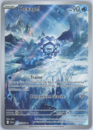 Cryogonal Illustration Rare (111) 2025 Pokemon French Blk FR-Black Bolt