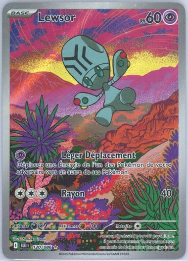 Elgyem Illustration Rare (120) 2025 Pokemon French Blk FR-Black Bolt