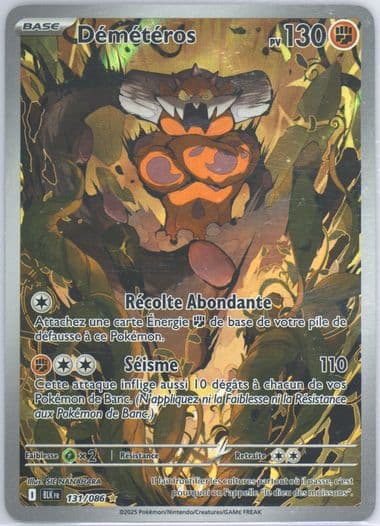 Landorus Illustration Rare (131) 2025 Pokemon French Blk FR-Black Bolt
