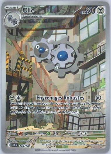 Klang Illustration Rare (140) 2025 Pokemon French Blk FR-Black Bolt