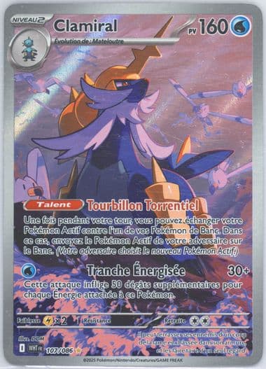 Samurott Illustration Rare (107) 2025 Pokemon French Wht FR-White Flare