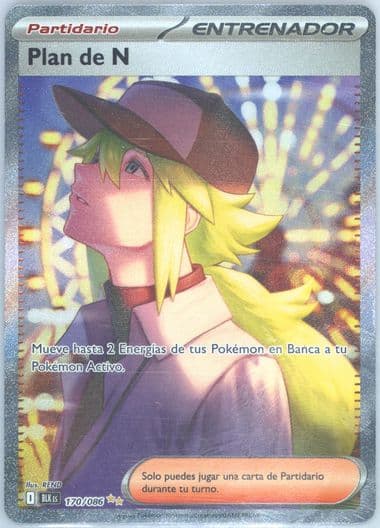 N's Plan Special Illustration Rare (170) 2025 Pokemon Spanish Blk ES-Black Bolt