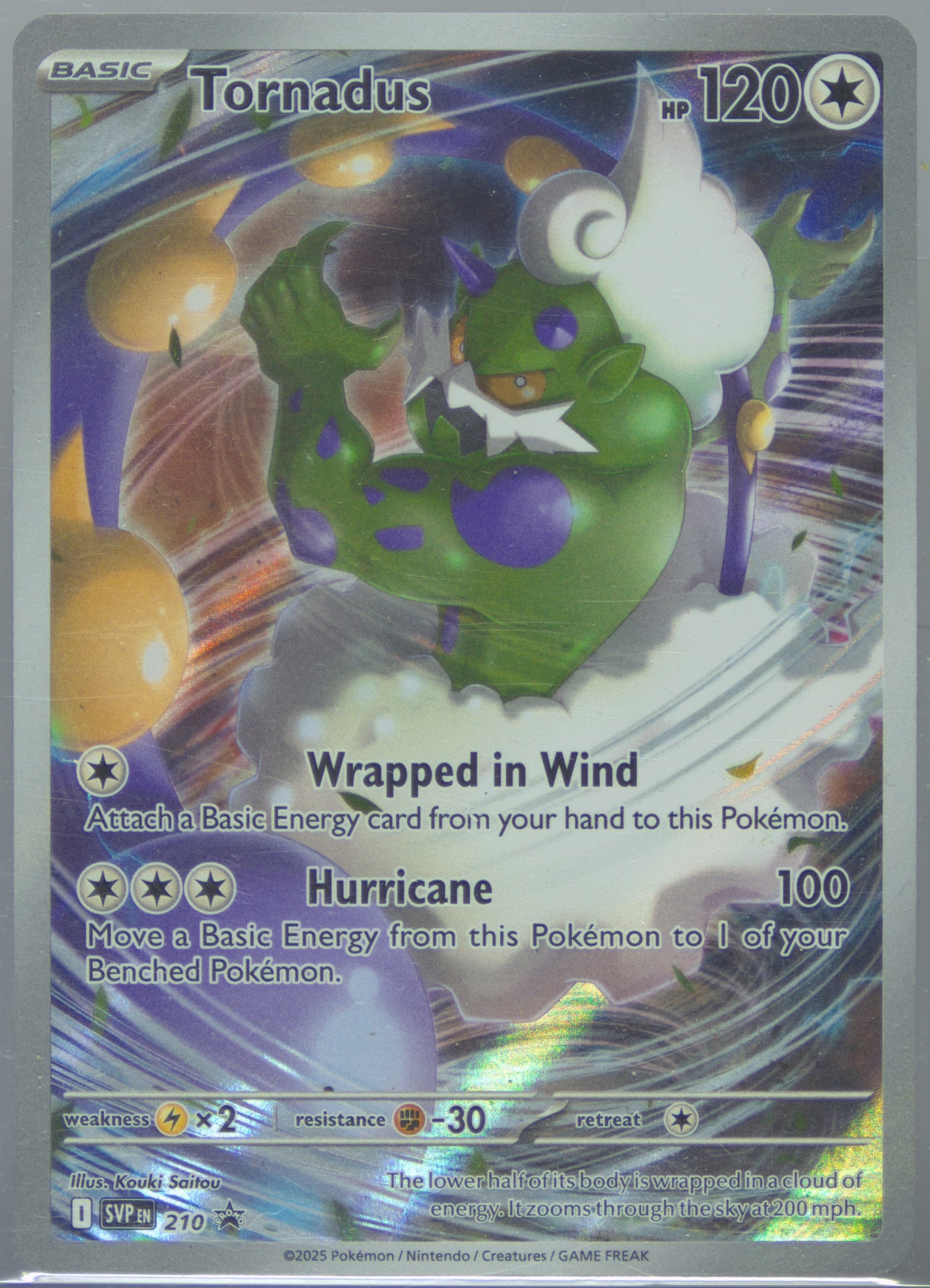 Tornadus White Flare Elite Trainer Box (210) 2025 Pokemon Svp EN-SV Black Star Promo